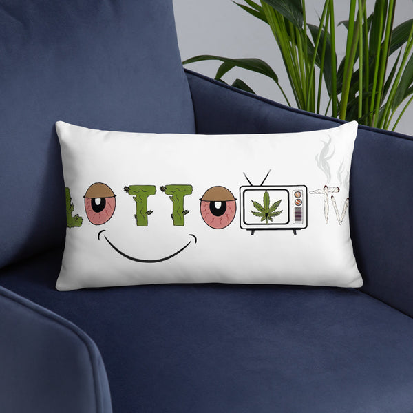 Lotto Weed TV Pillow