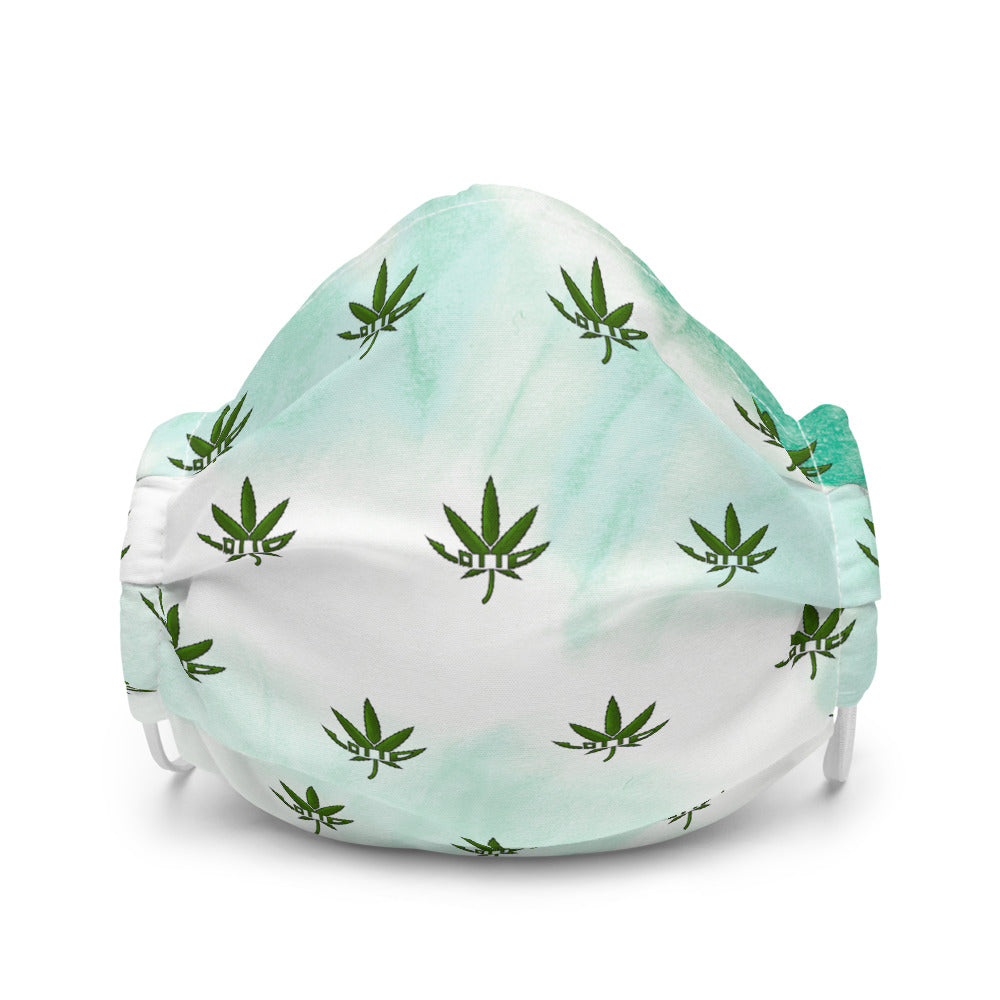 Lotto Leaf Pattern Faded Face Mask