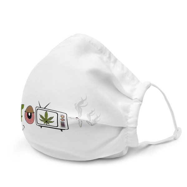 Lotto Weed TV Premium Face Mask