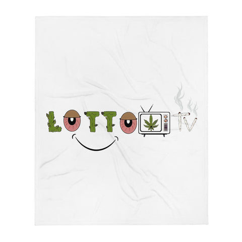 Lotto Weed TV Throw Blanket