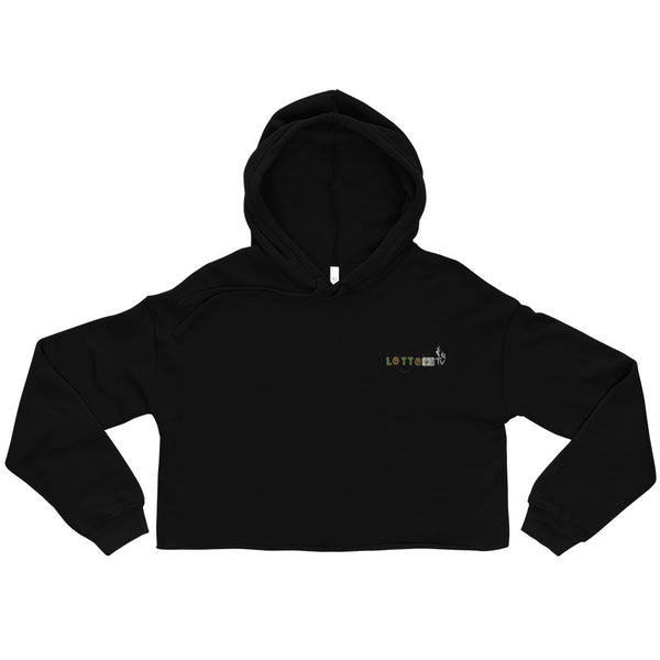 Lotto Weed TV Crop Embroidery Hoodie