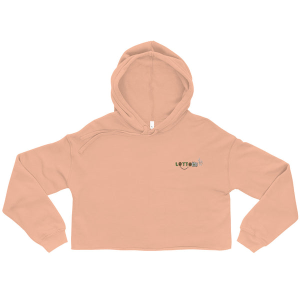Lotto Weed TV Crop Embroidery Hoodie