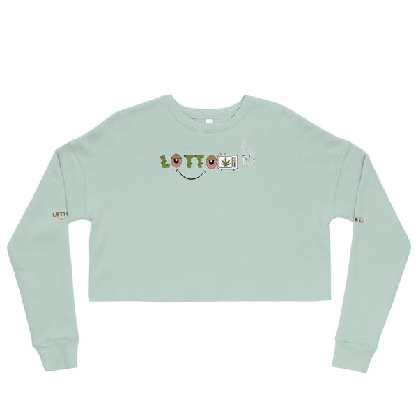 Lotto Weed TV Crop Sweatshirt